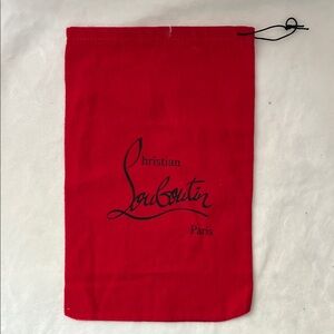 Christian Louboutin Red Logo Dust Bag
